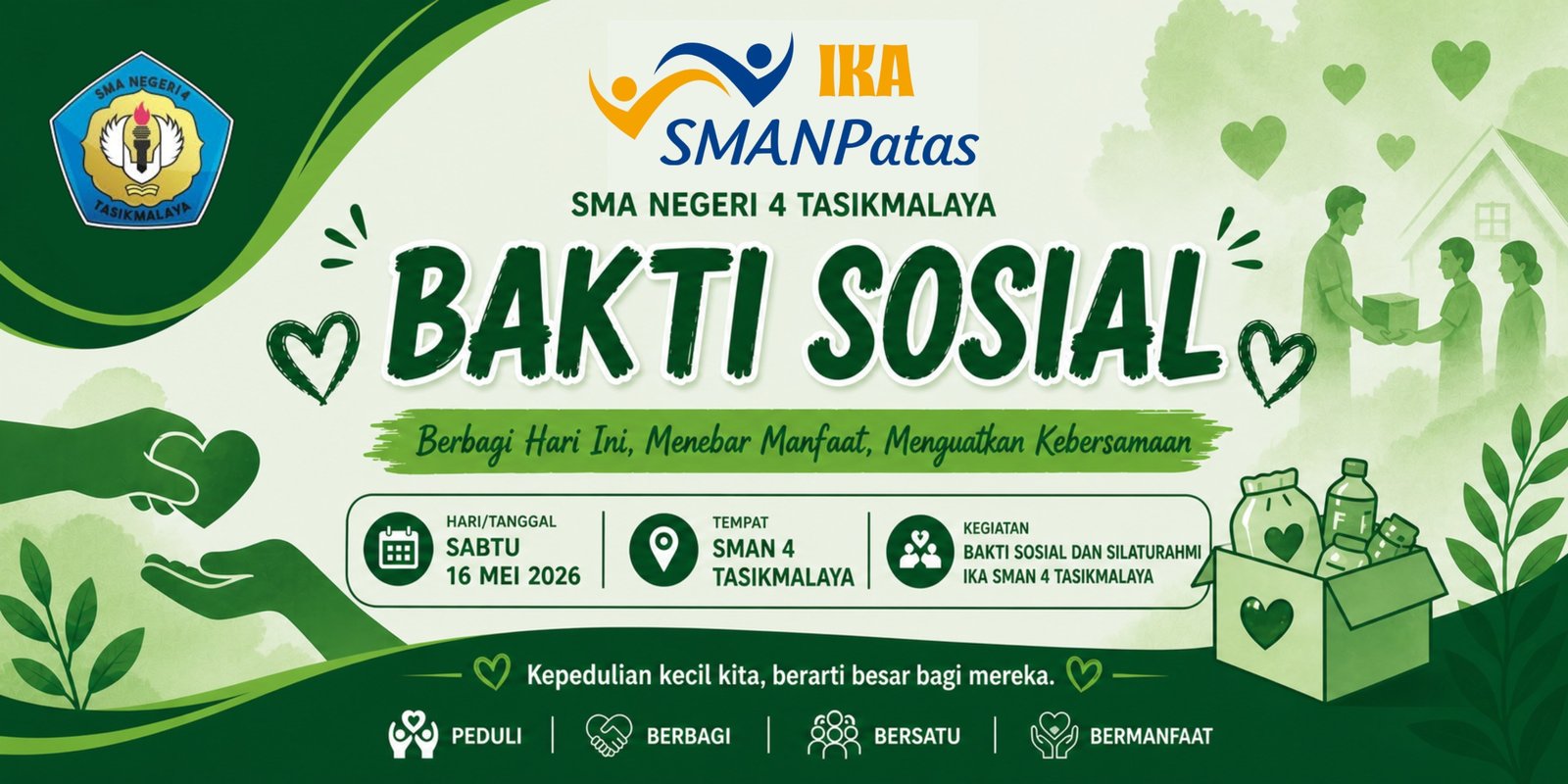 Bakti Sosial IKA SMAN 4 Tasikmalaya
